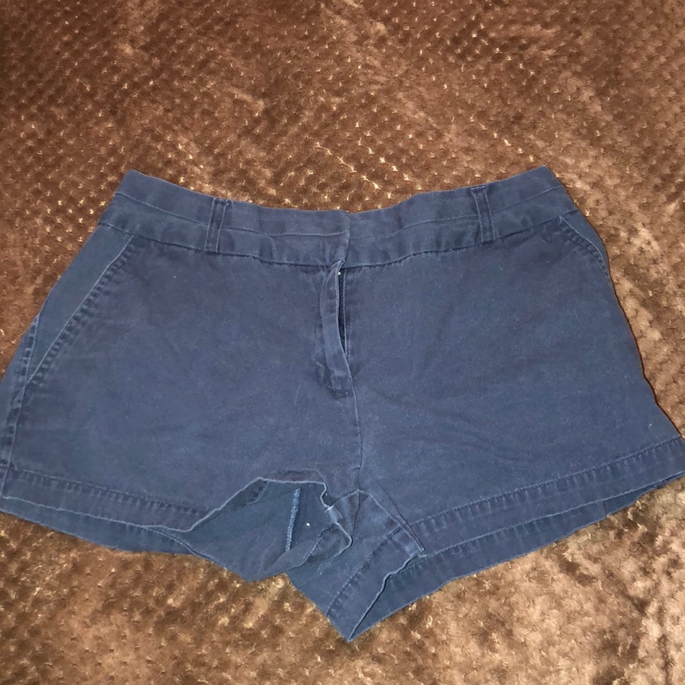 Faded blue shorts